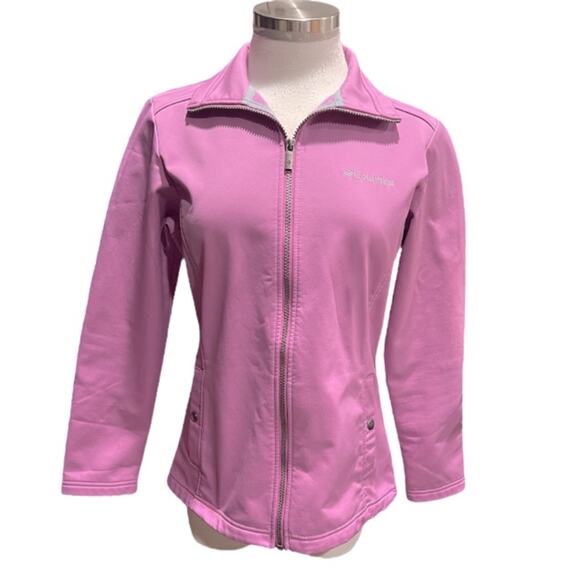 COLUMBIA WATER AND WIND RESISTANT JACKET LILAC SIZE S - Picture 1 of 7